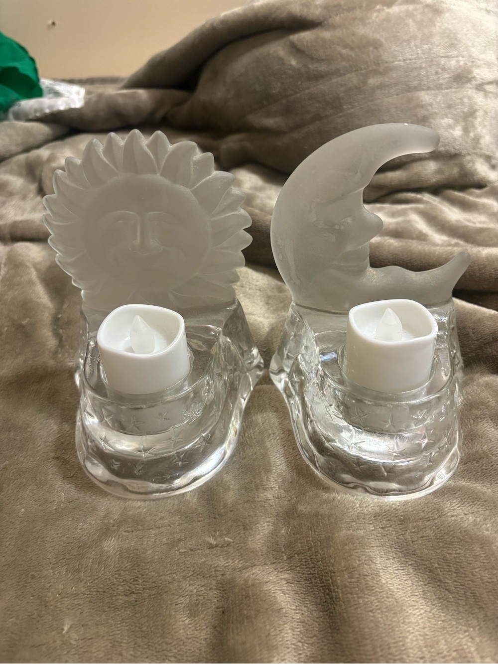 Partylite Celestial 90s candle holders sun moon 🌕